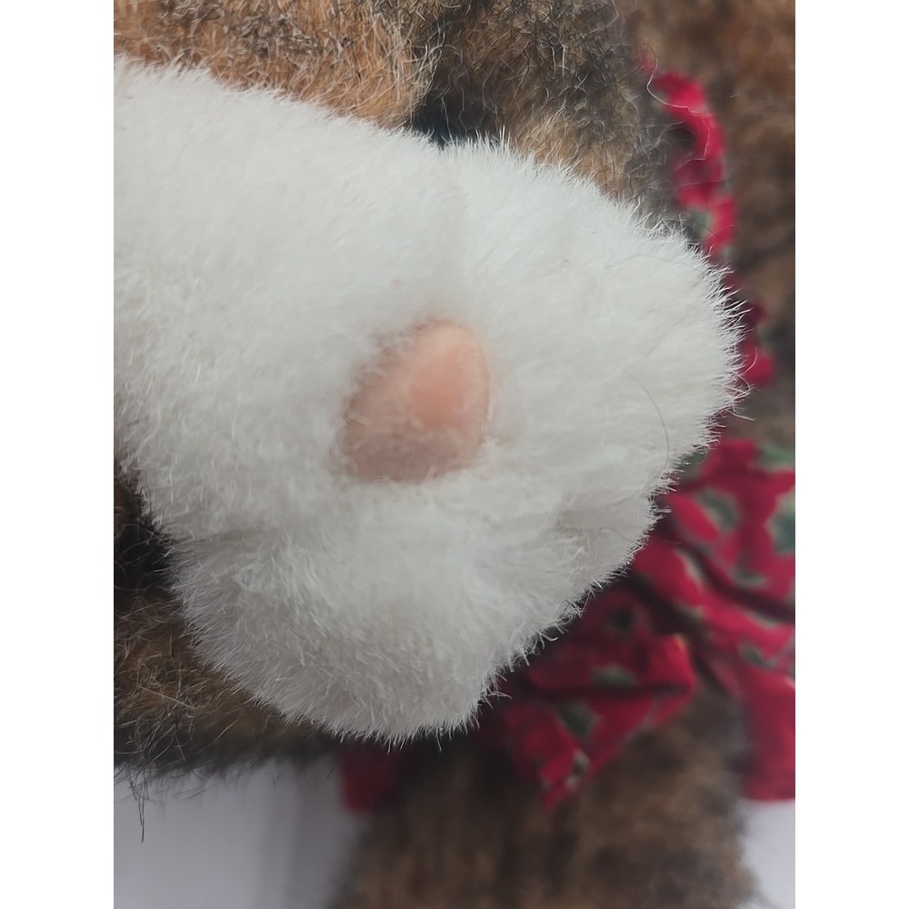 Vtg 1992 Nick & Noel Christmas‎ Realistic Calico Kitty Cat 16" Plush - Picture 12 of 12